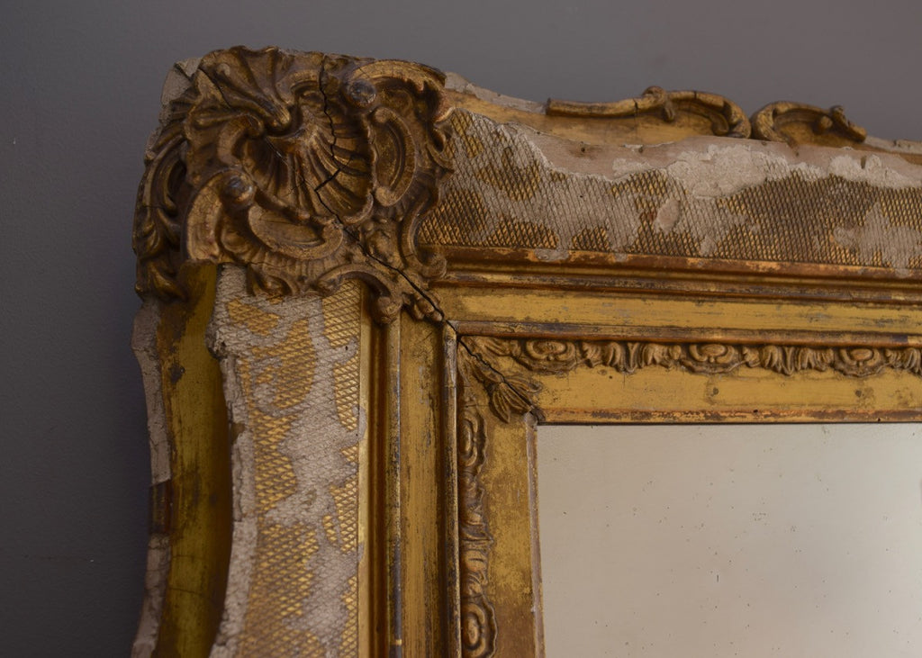 Distressed Gilt Mirror