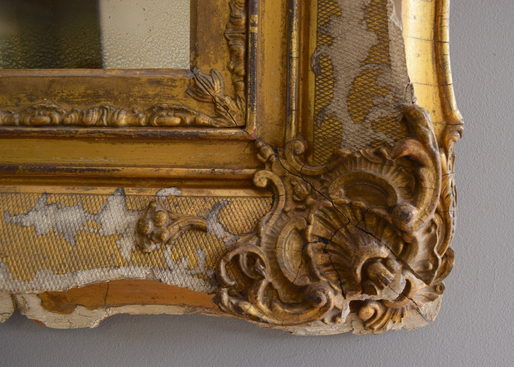 Distressed Gilt Mirror