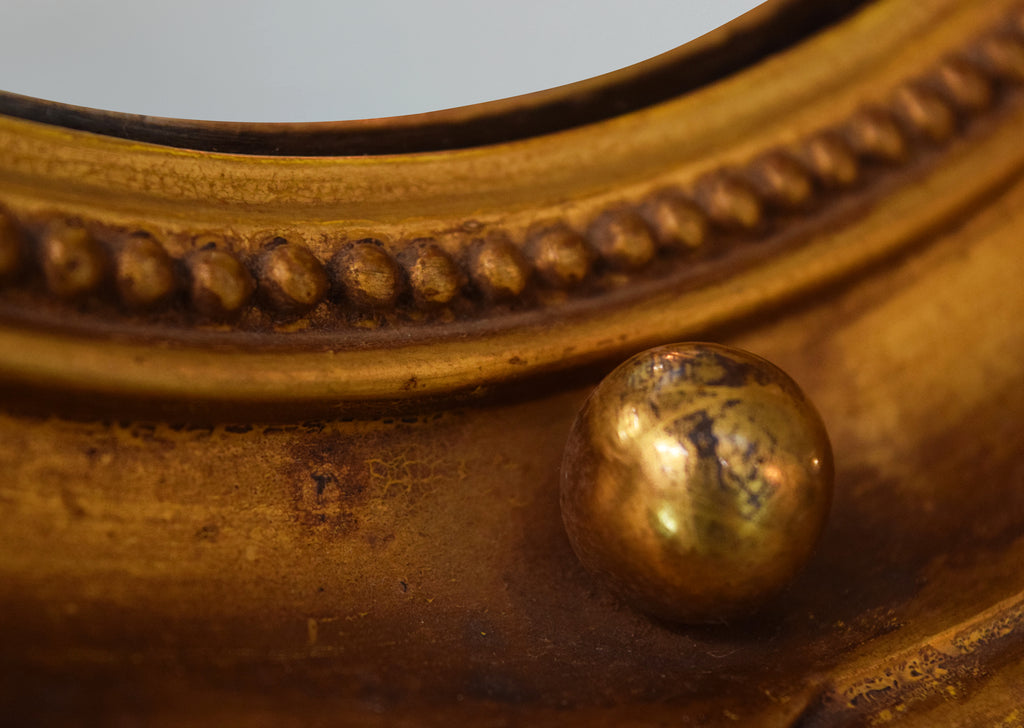 Gilt Convex Mirror