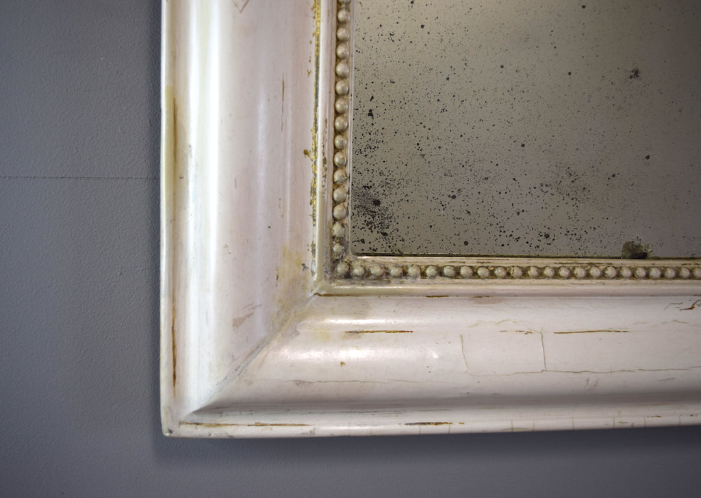 French Cherub Crested Mirror