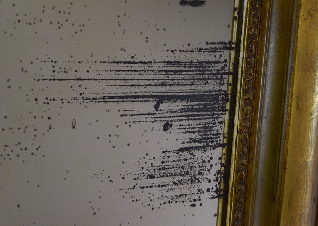 French Engraved Overmantel