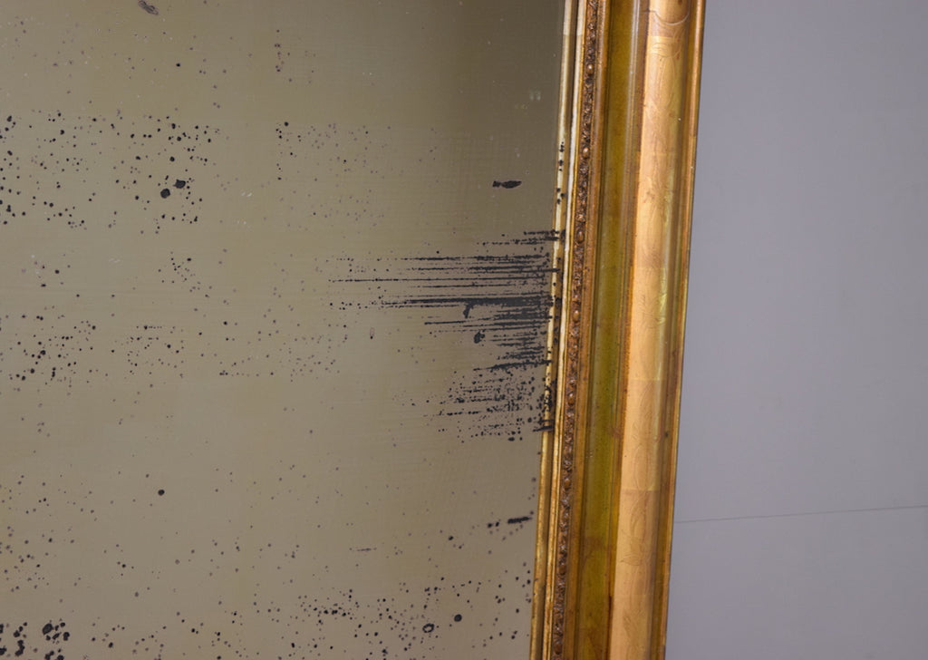French Engraved Overmantel