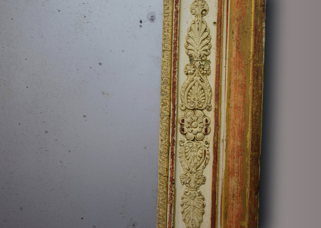 Late 19th Century French Gilt & Gesso Overmantel Mirror