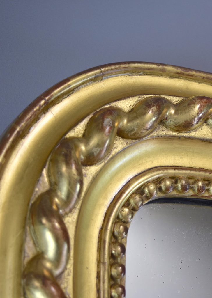 French Piecrust Mirror
