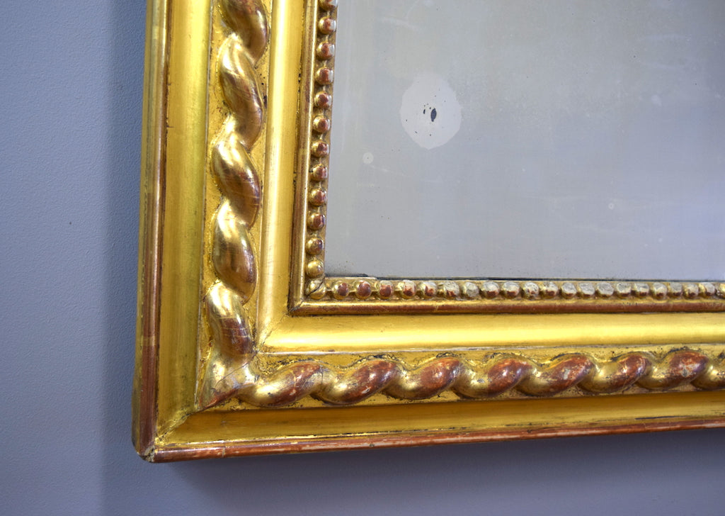 French Piecrust Mirror