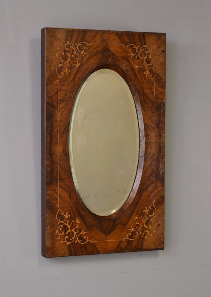 English Marquetry Mirror