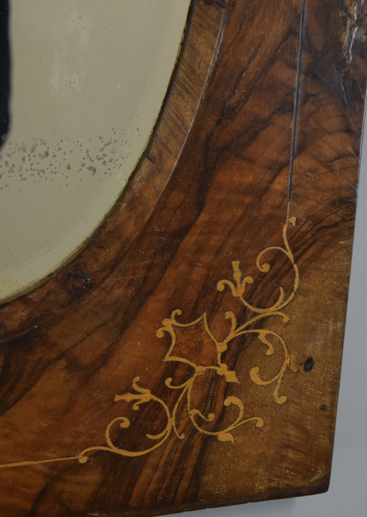 English Marquetry Mirror