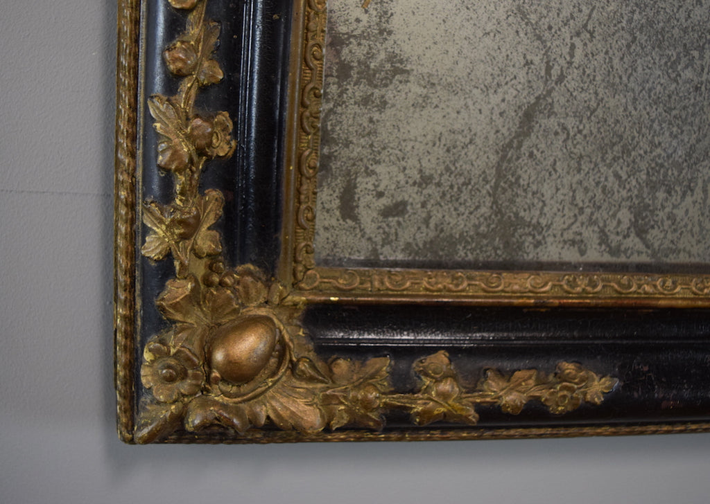 Mid 19th Century French Ebonised Mirror