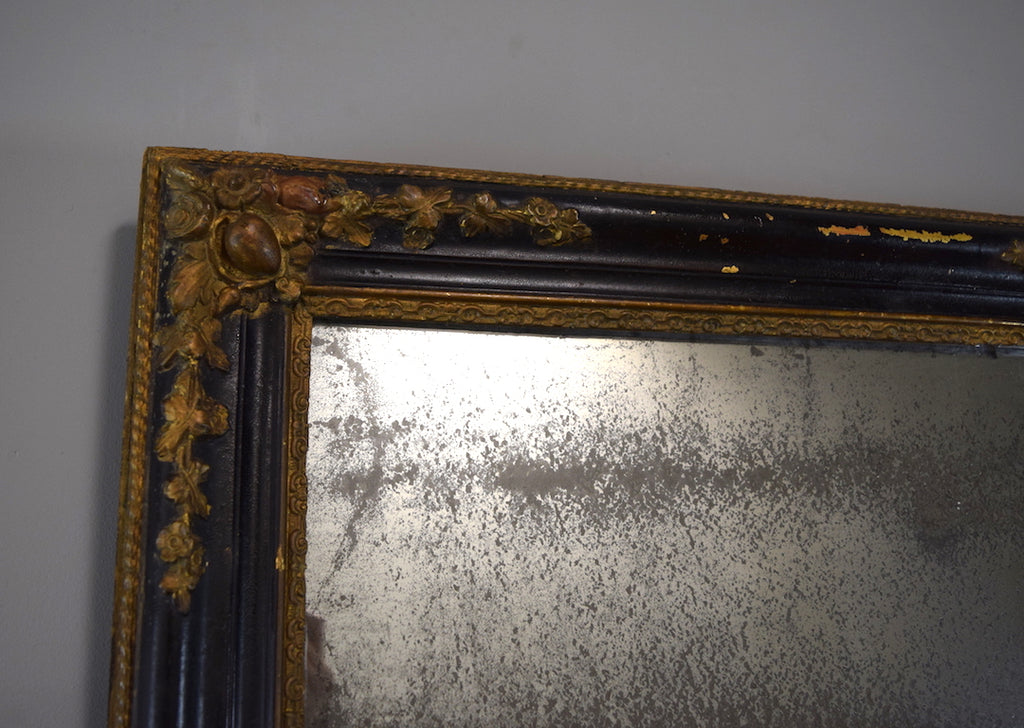 Mid 19th Century French Ebonised Mirror