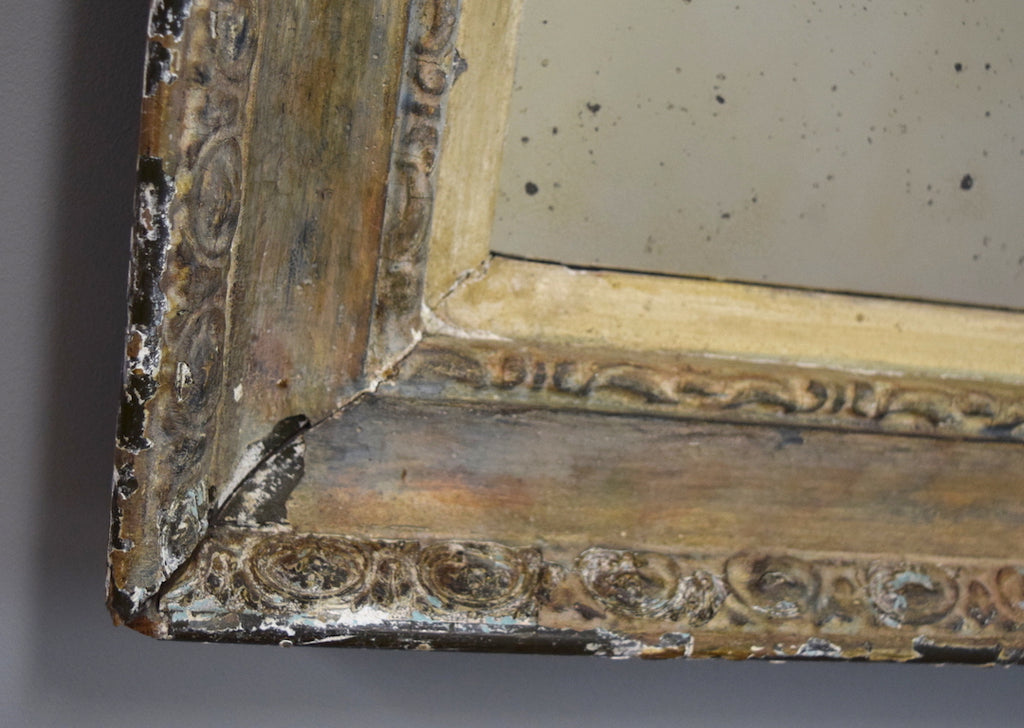 Late 19th Century Painted English Mirror