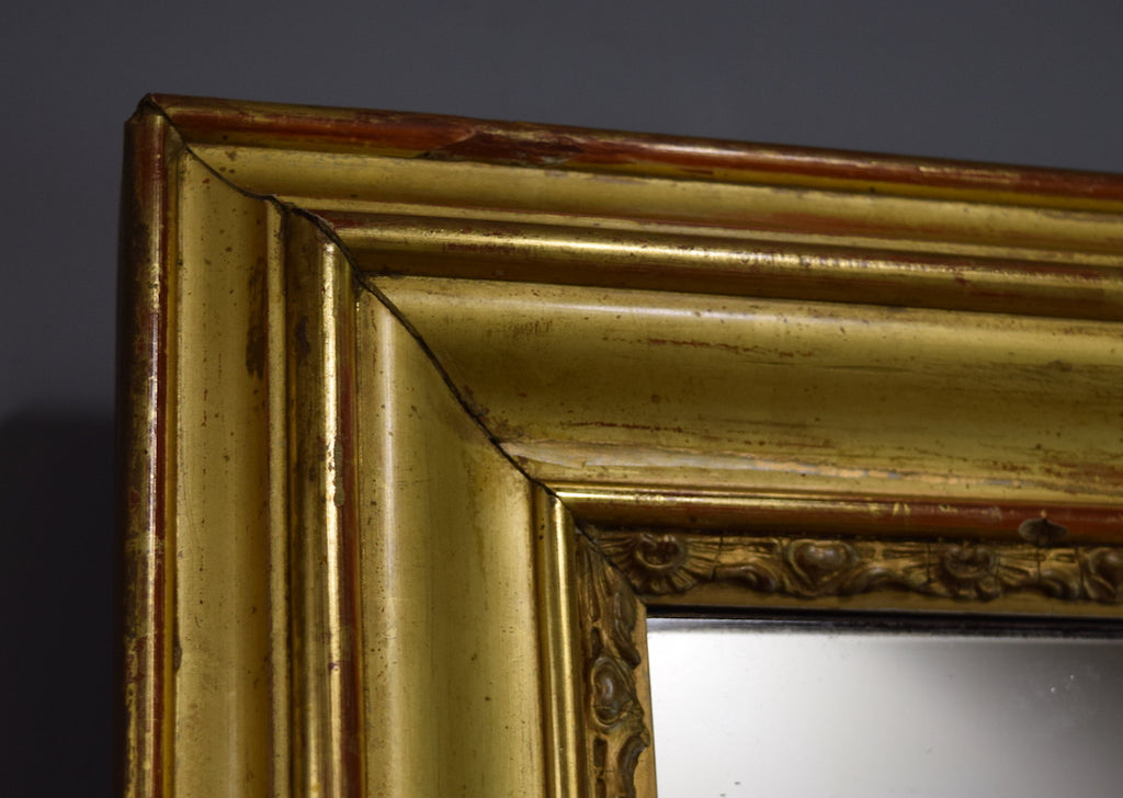 Late 19th Century French Gilt Overmantel Mirror