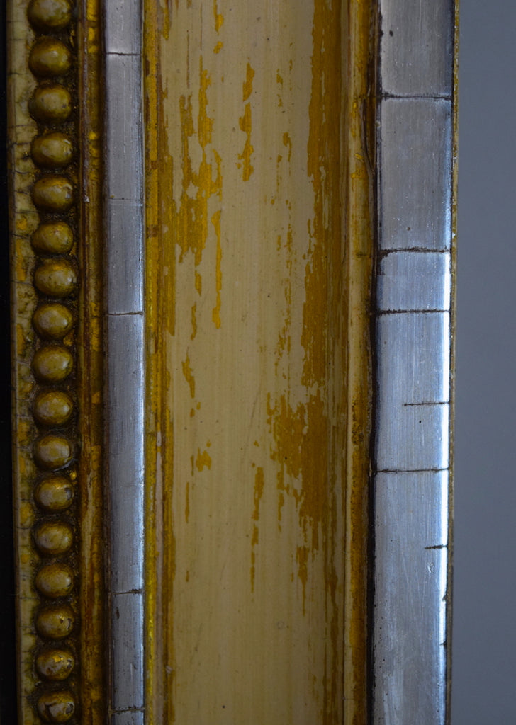 Late 19th Century Silver Gilt & Gesso French Dressing Mirror