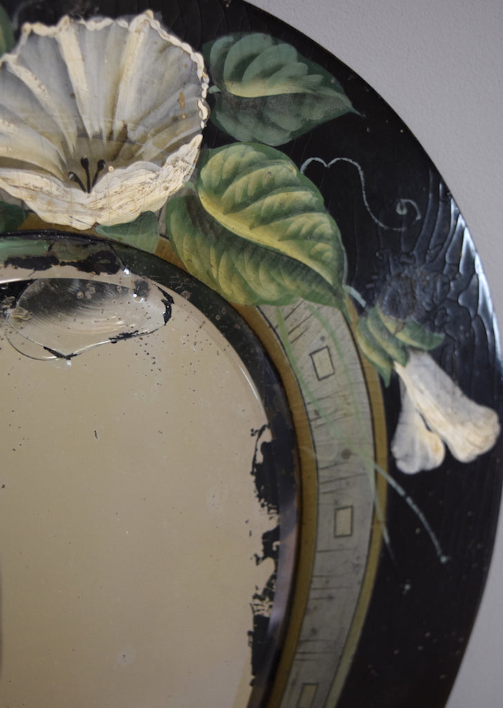 English Papier Mache Mirror