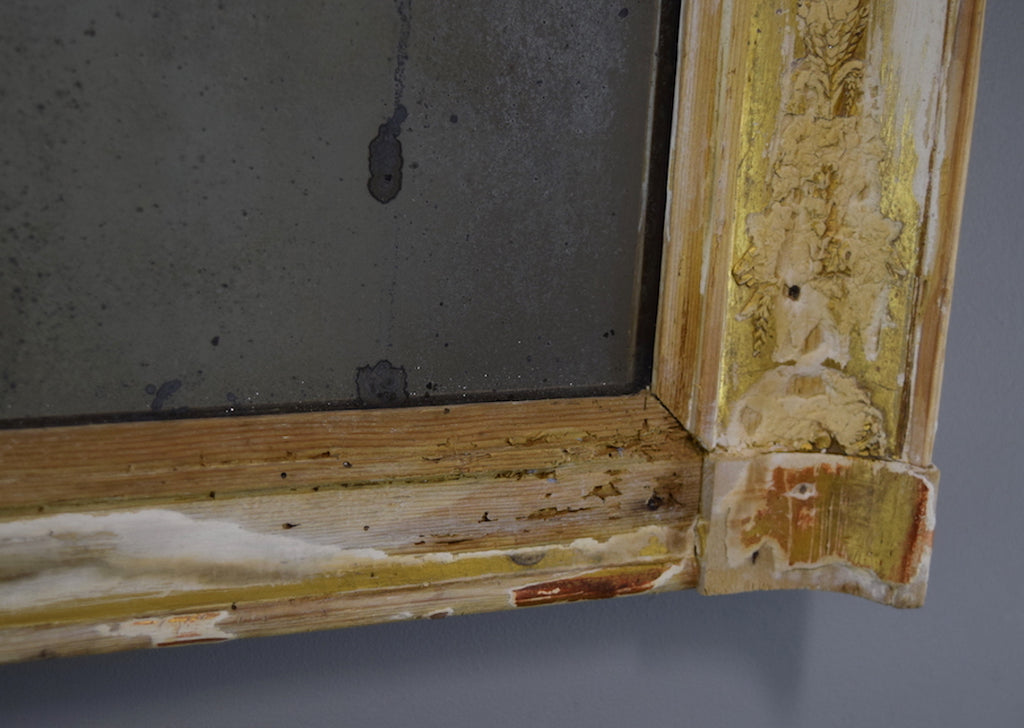 Distressed French Mirror