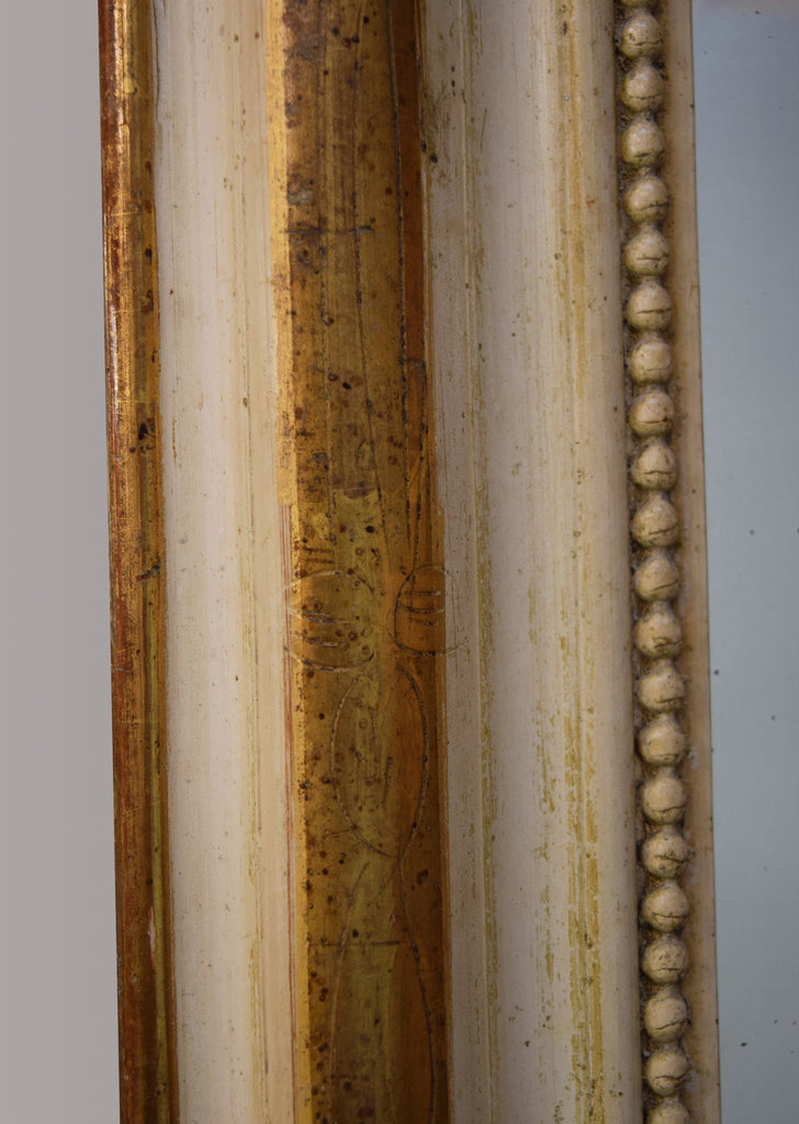 French Gilt & Gesso Mirror