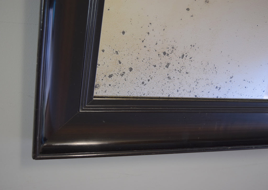 Late 19th Century English Ebonised Mirror
