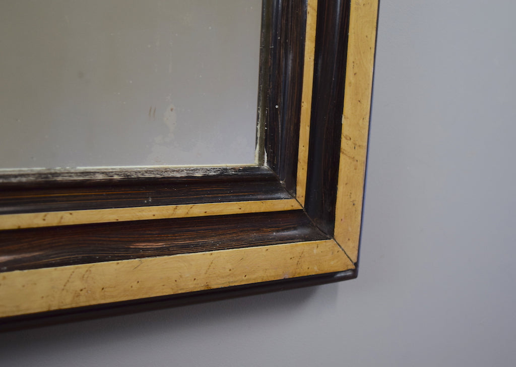 Late 19th Century French Painted Mirror
