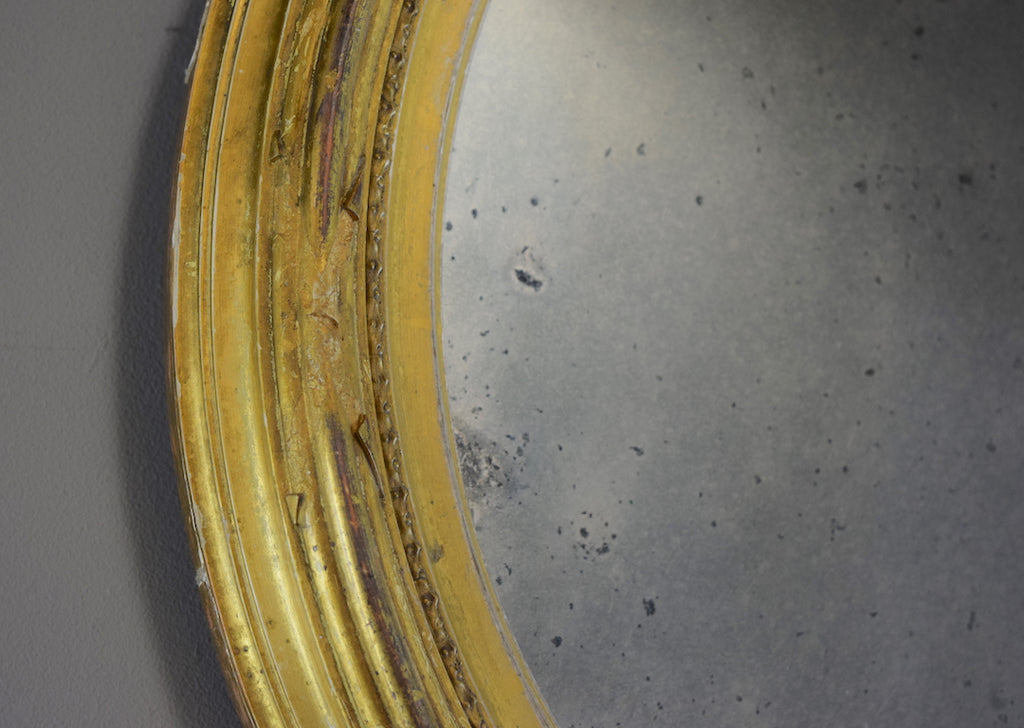 Pair of English Oval Mirrors