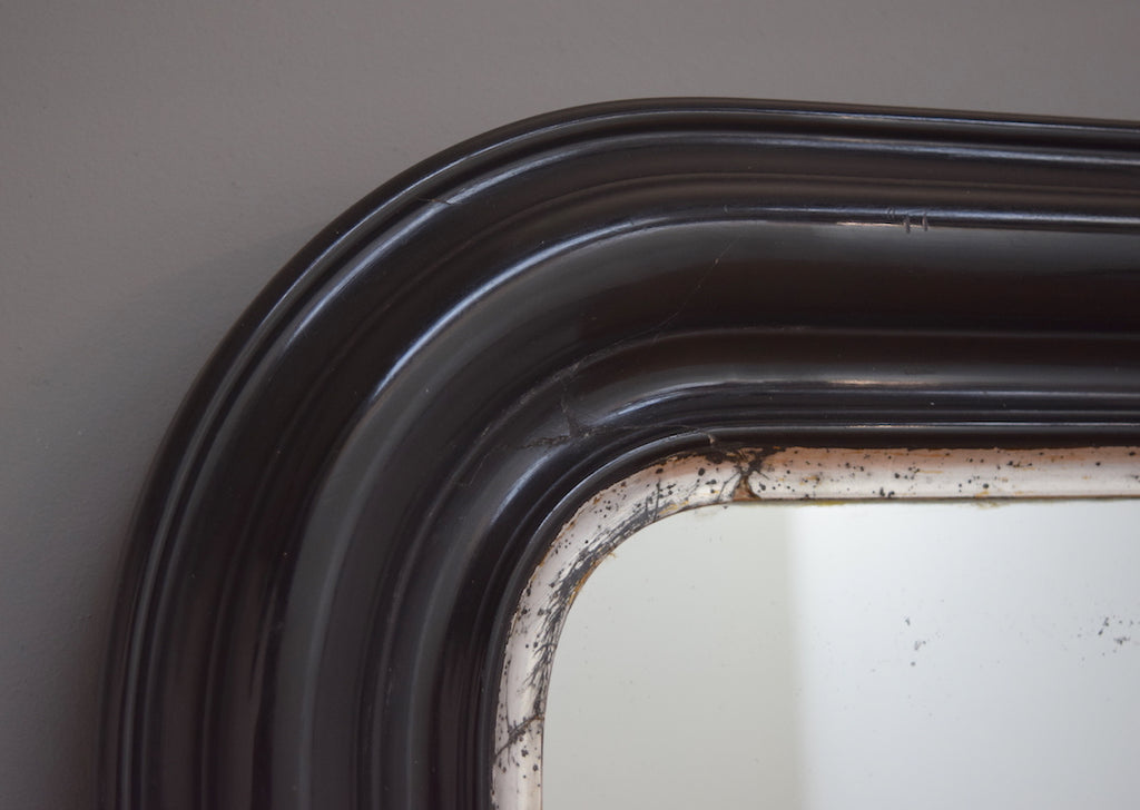 French Ebonised Mirror