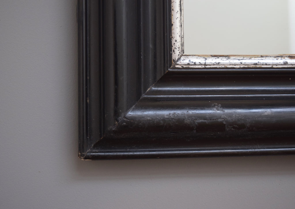 French Ebonised Mirror