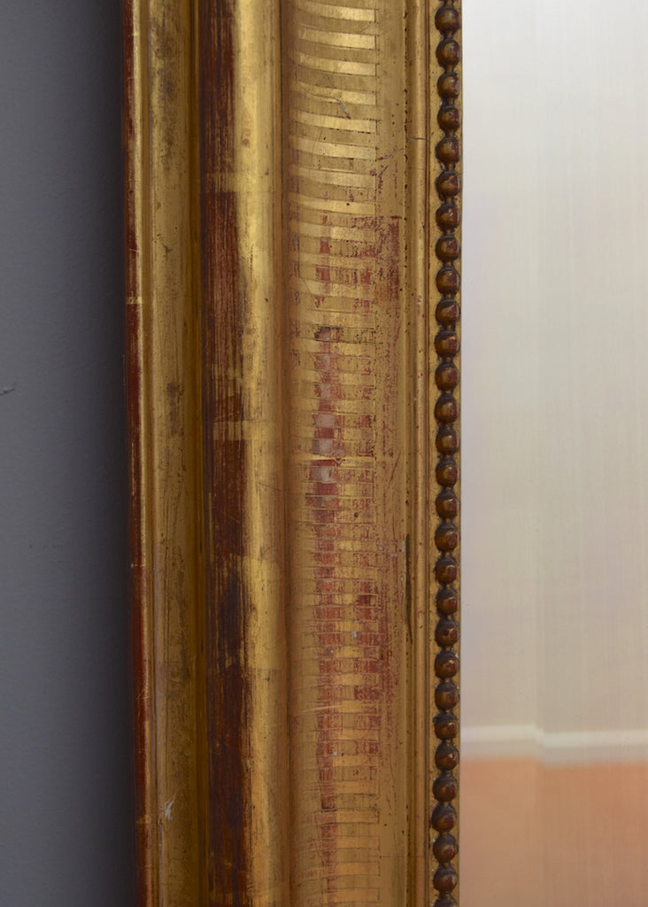 Gold Gilt Crested Mirror