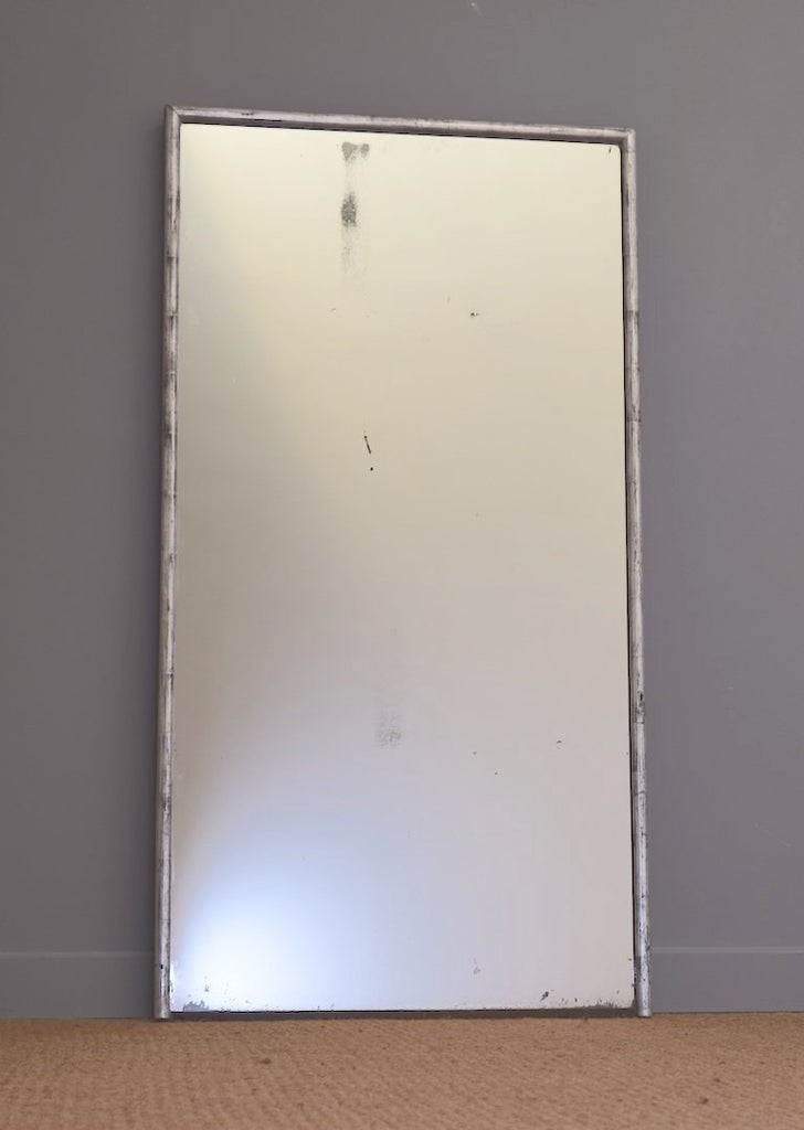 Early 20th Century French Silver Gilt Bistro Mirror
