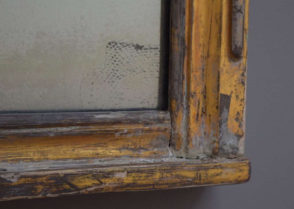 Mid 19th Century English Gilt Overmantel Mirror
