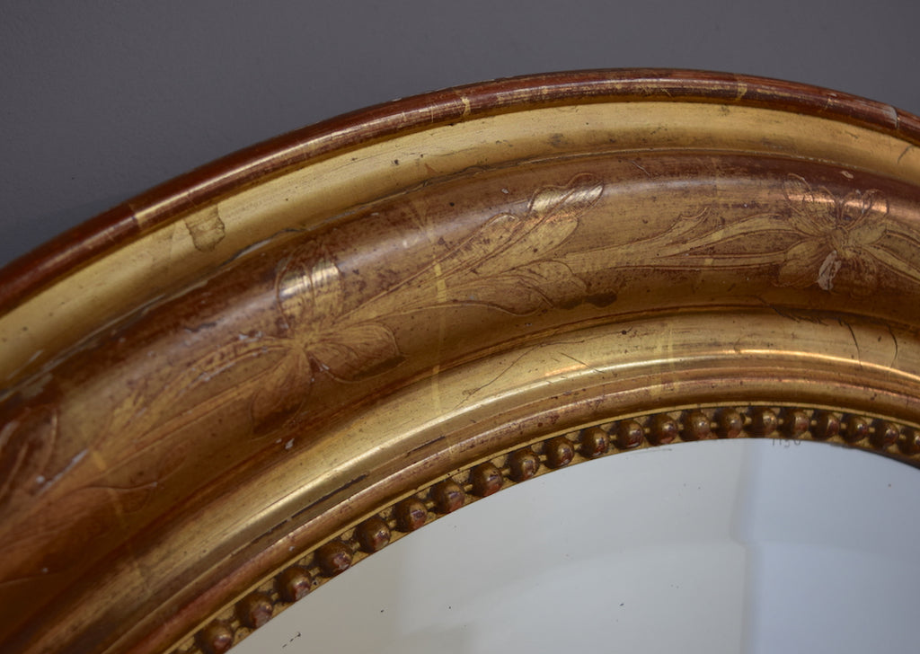 French Oval Mirror