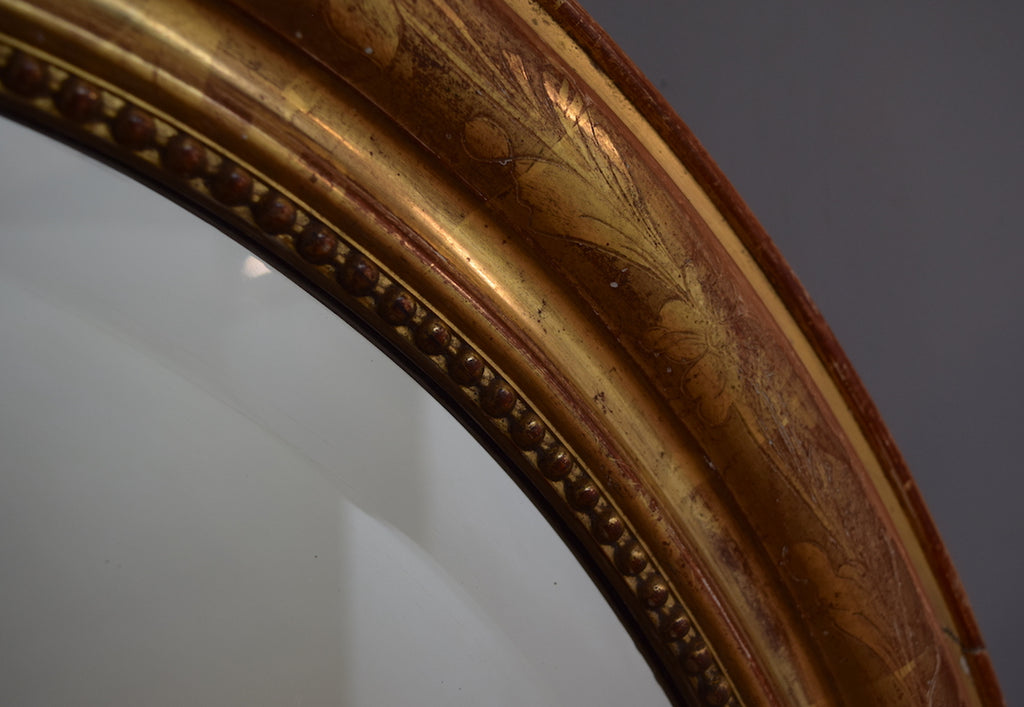 French Oval Mirror