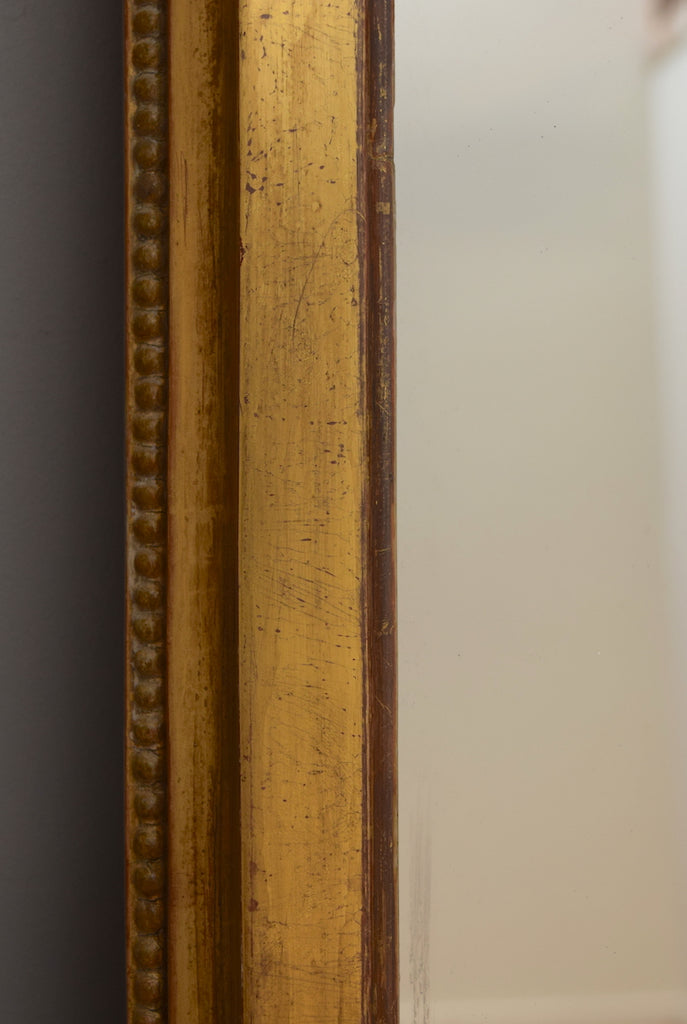 Tall English Gilt Dressing Mirror