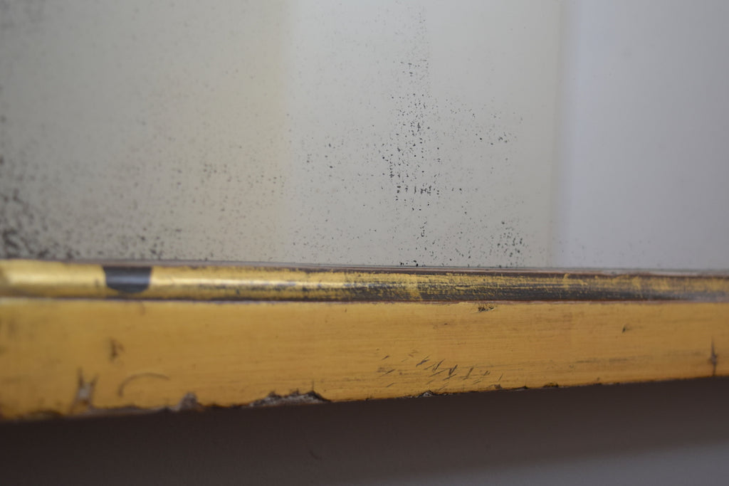 Mid 19th Century English Gilt Overmantel Mirror