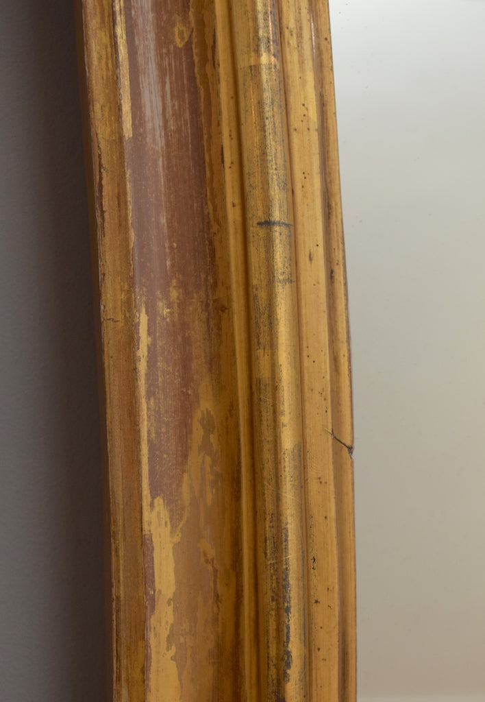 Mid 19th Century English Gilt Overmantel Mirror