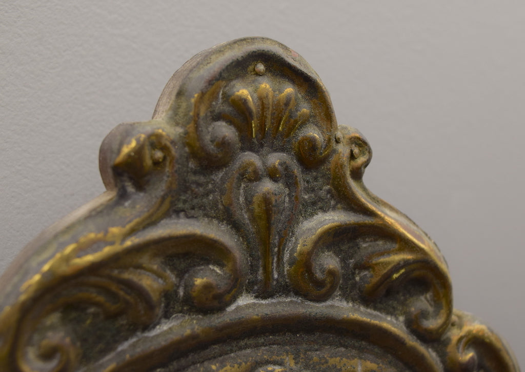 Brass Repousse Mirror