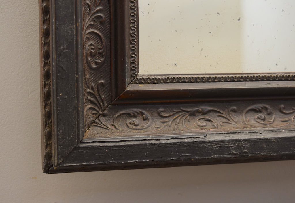 Pair of Ebonised Mirrors