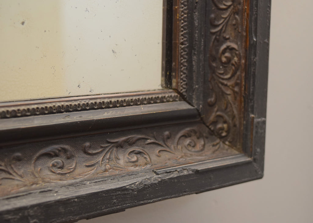 Pair of Ebonised Mirrors