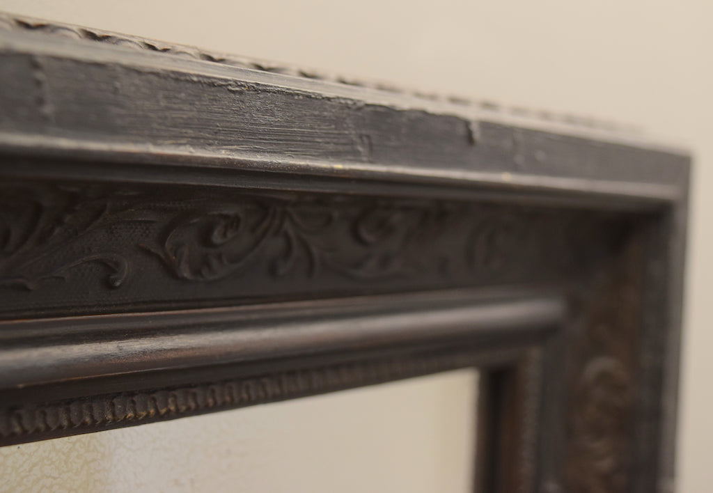 Pair of Ebonised Mirrors