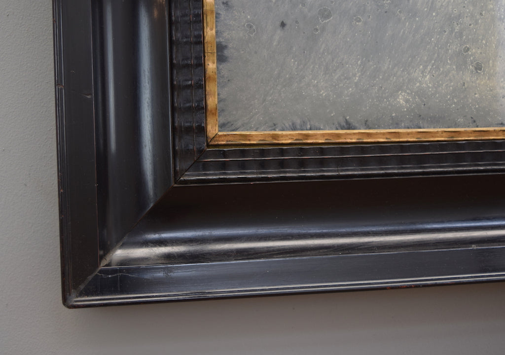 Flemish Ebonised Mirror