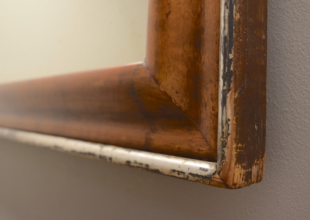 Walnut & Silver Mirror