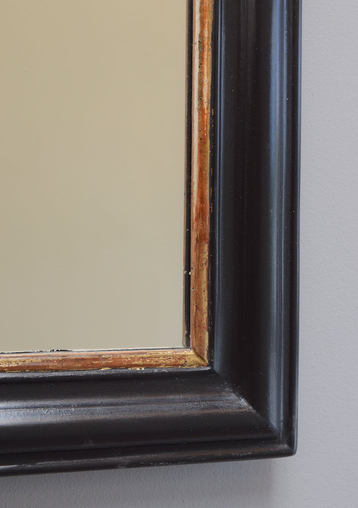Gilt and Ebonised Mirror