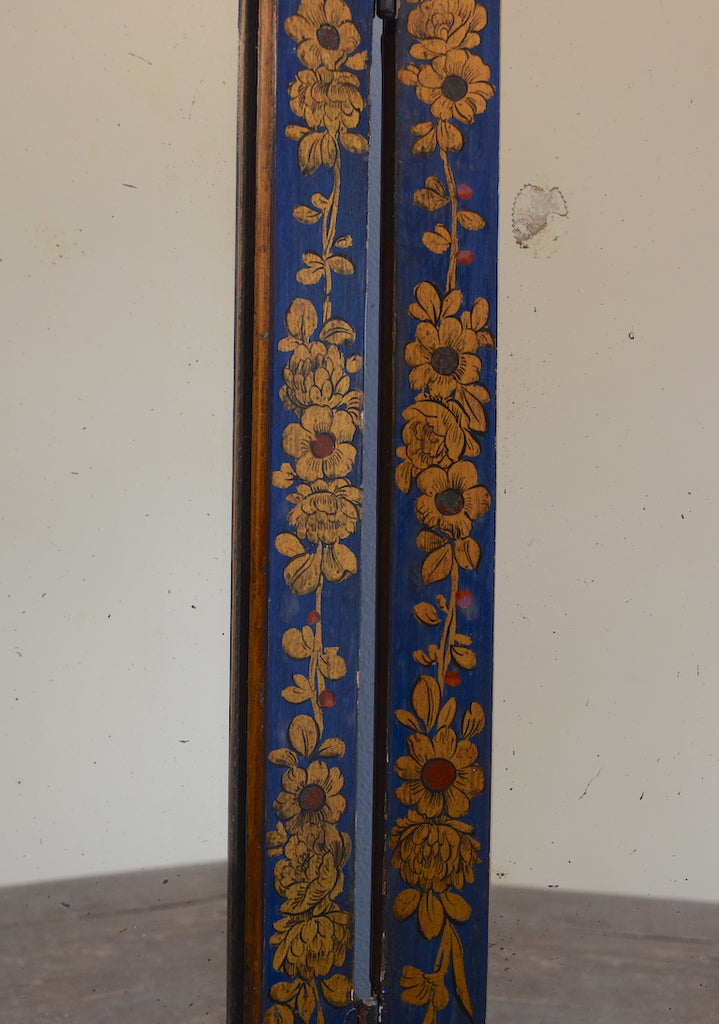 Blue Chinoiserie Triptych Mirror