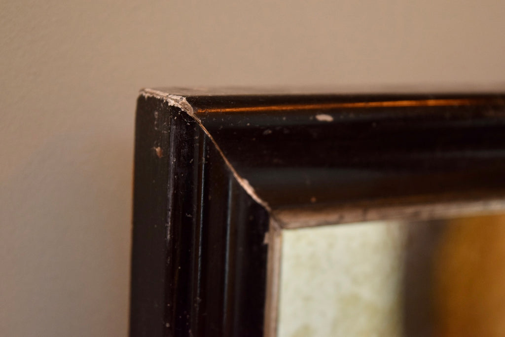 Pair of English Ebonised Mirrors