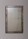 Armand Bevelled Panelled Frameless Antiqued Mirror