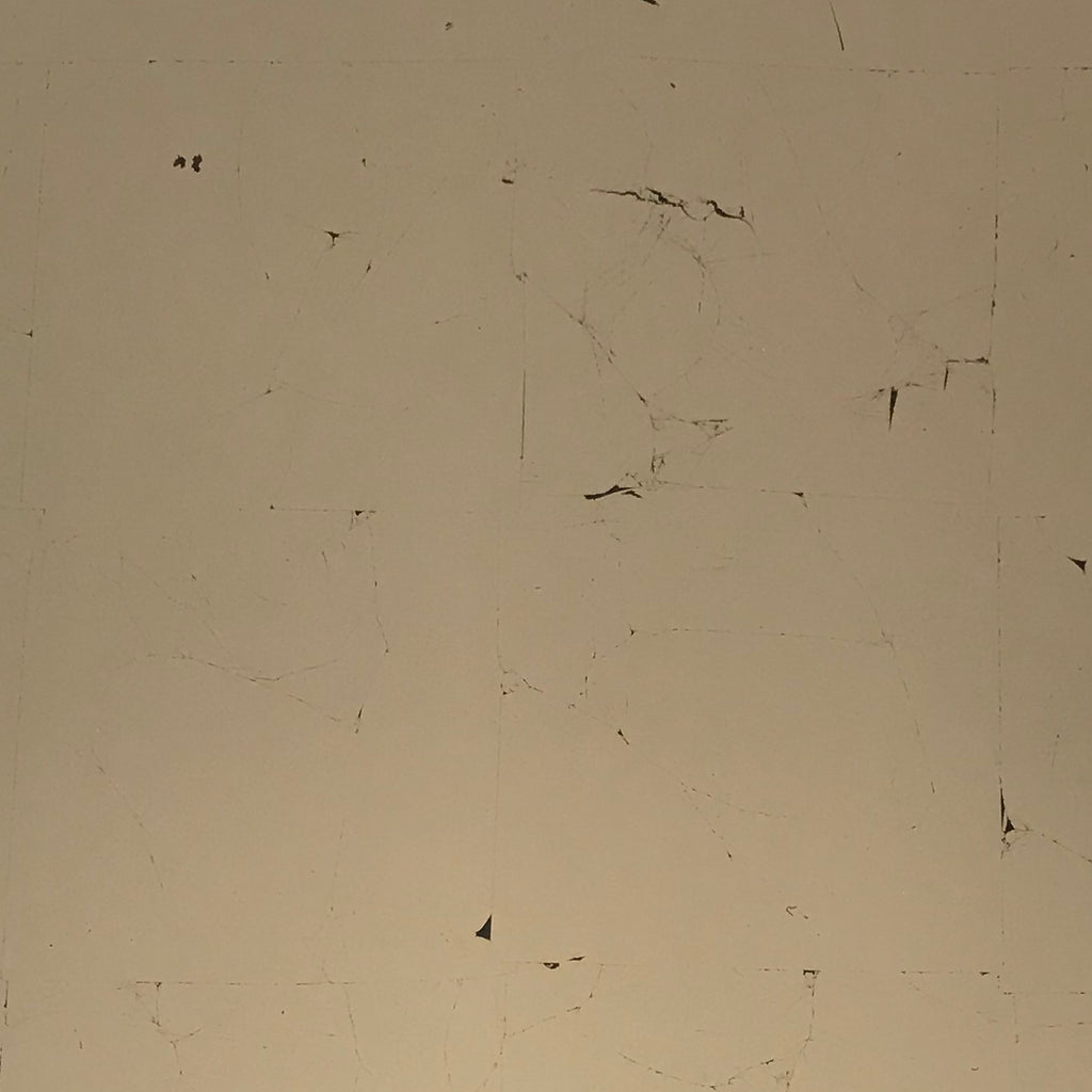Silver Leaf on Bronze Glass Sample