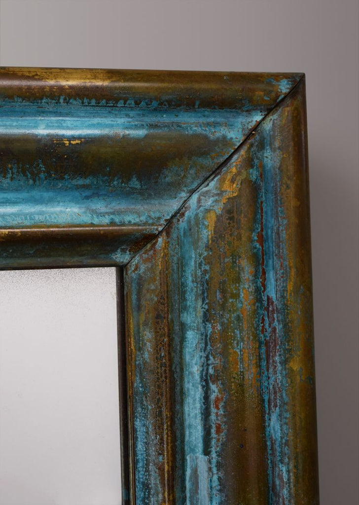 Brass Verdigris Mirror