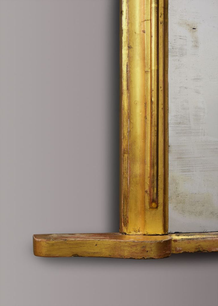 Large Gilt Overmantel Mirror