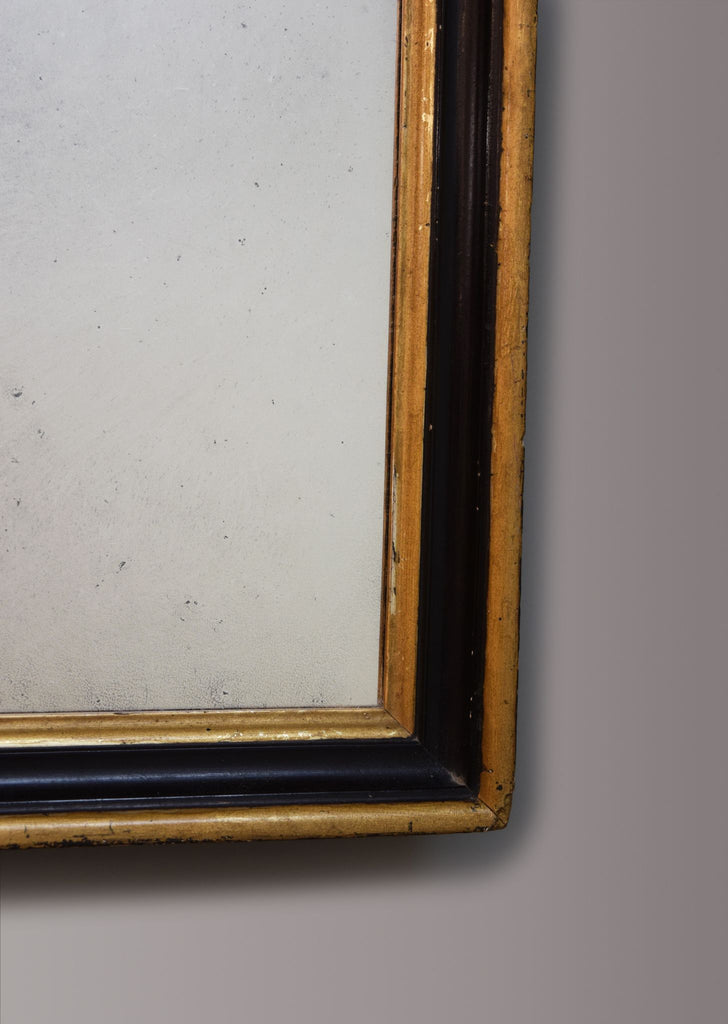 Ebonised & Gilt Mirror