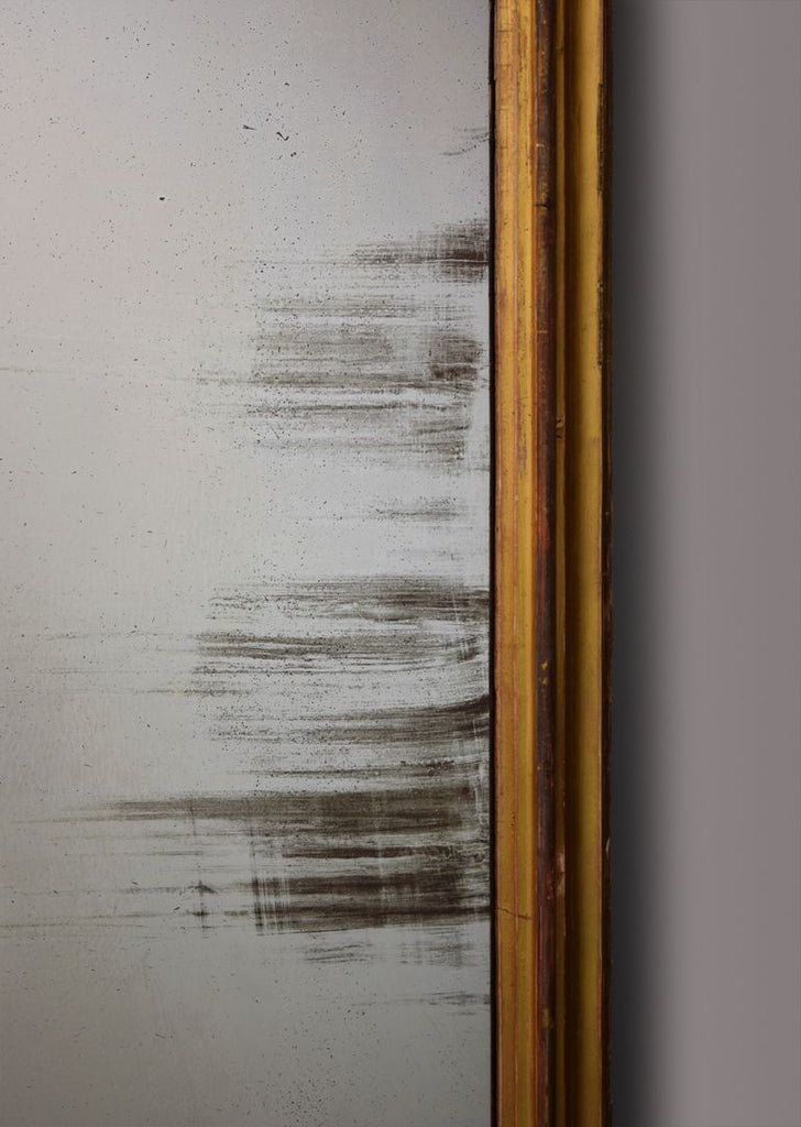Large Gilt Overmantel Mirror