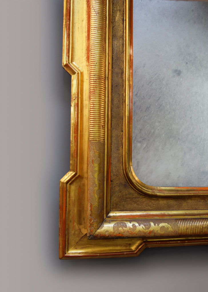 Italian Carved Giltwood Mirror