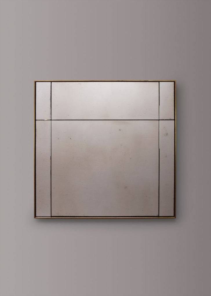 Patinated Brass Tray Frame