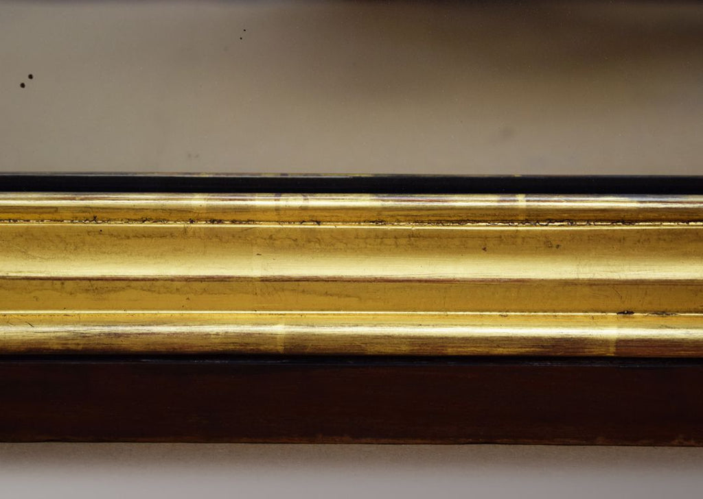 Large Early 19th Century English Gilt Overmantel Mirror